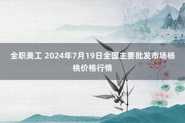 全职美工 2024年7月19日全国主要批发市场杨桃价格行情